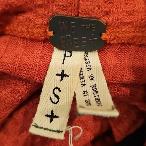 Free People Red Cowl Neck Blouse - Picture 8 of 11